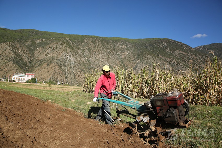 田園藏鄉(xiāng)美如畫，百姓脫貧喜在心