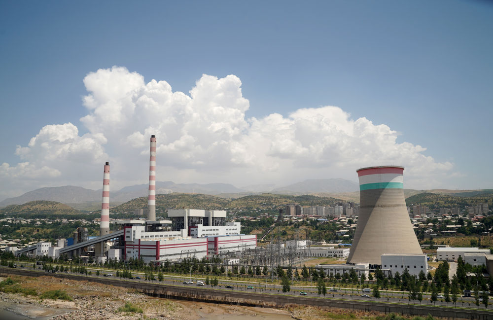 杜尚別2號熱電廠（2024年6月22日攝）。
